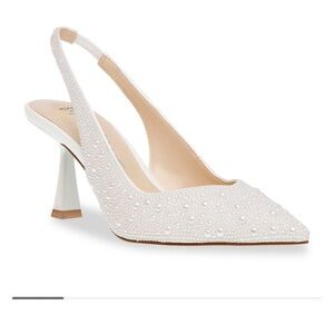 Betsey Johnson Beaded Slingback Heels